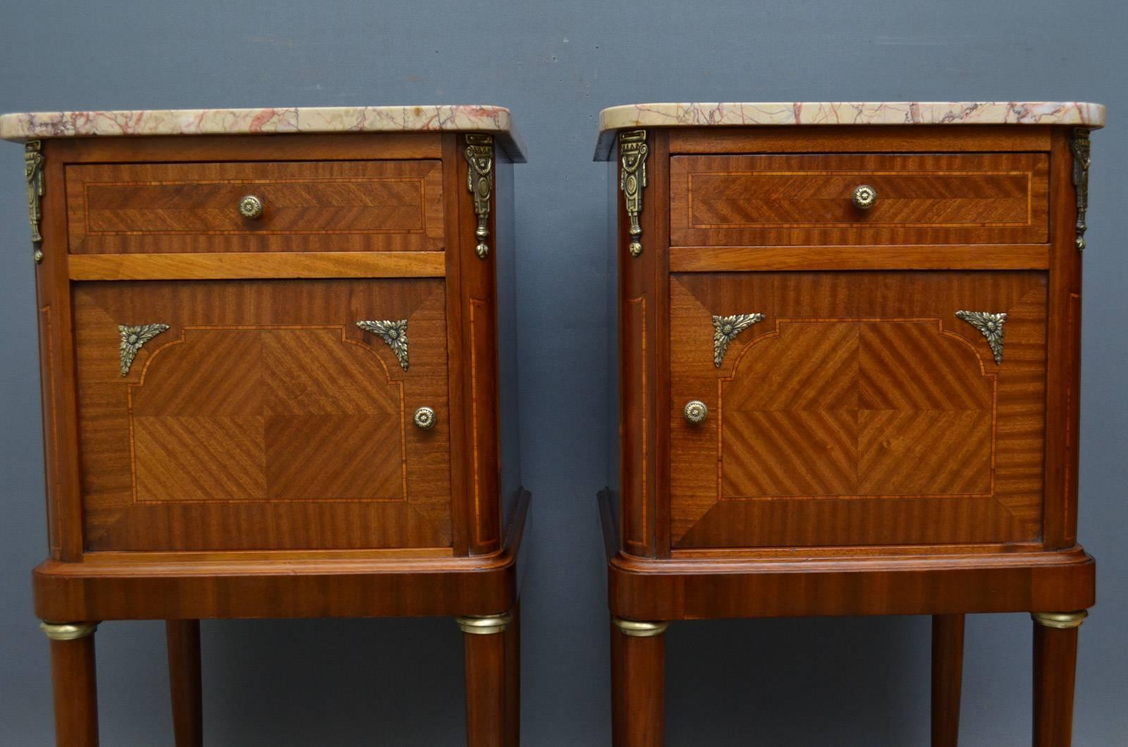 antique bedside tables