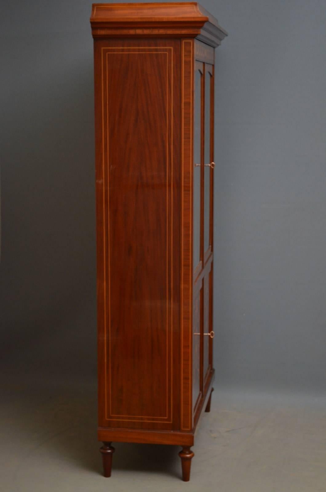 Turn of the Century French Bookcase in Mahogany 4