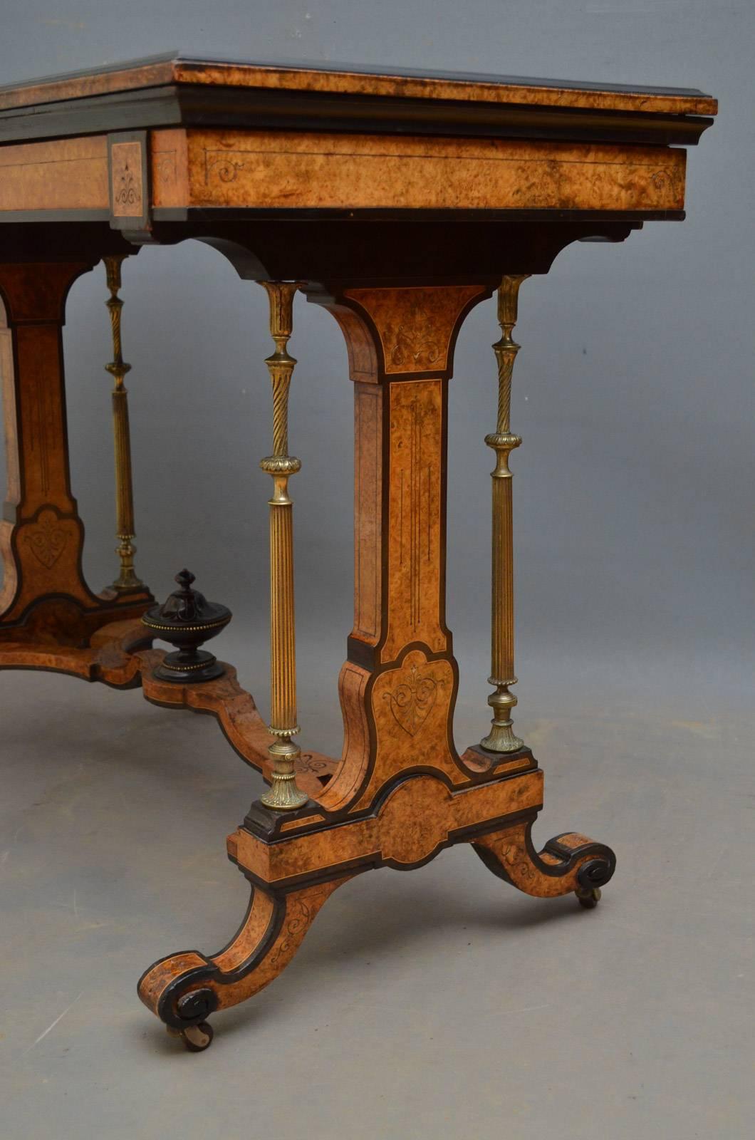 Exquisite Victorian Card Table 2