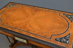 Exquisite Victorian Card Table