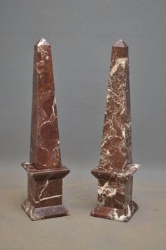 Pair of Rogue Marble Obelisks