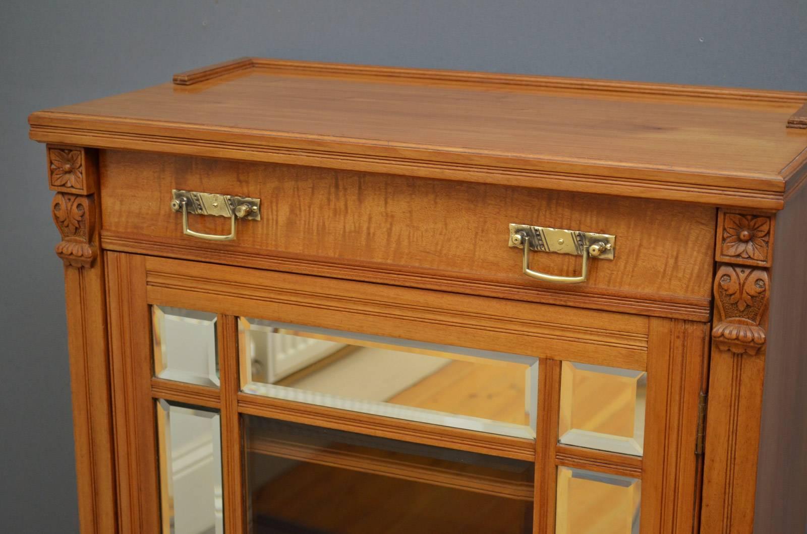 English Victorian Mahogany Cabinet