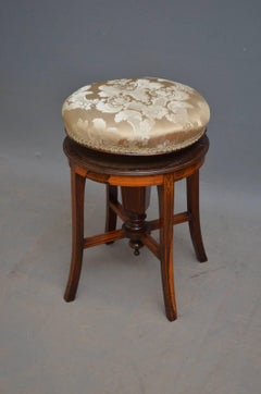 Edwardian Rosewood Piano Stool