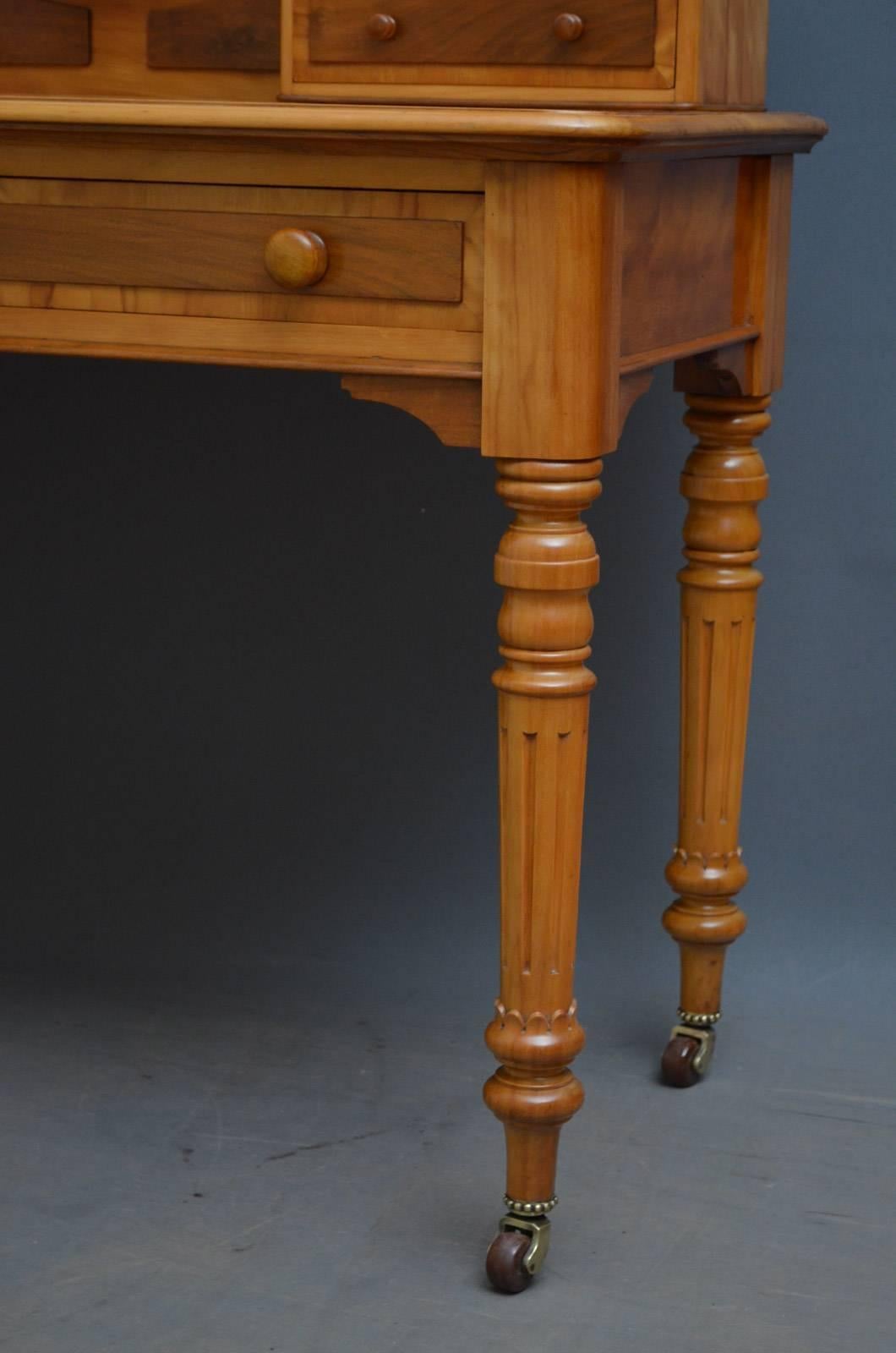 Victorian Satinwood Dressing Table 3