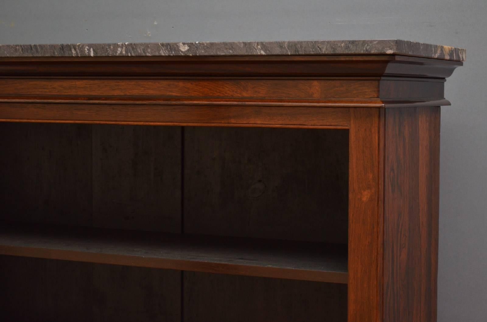 William IV Rosewood Open Bookcase (Dänisch)