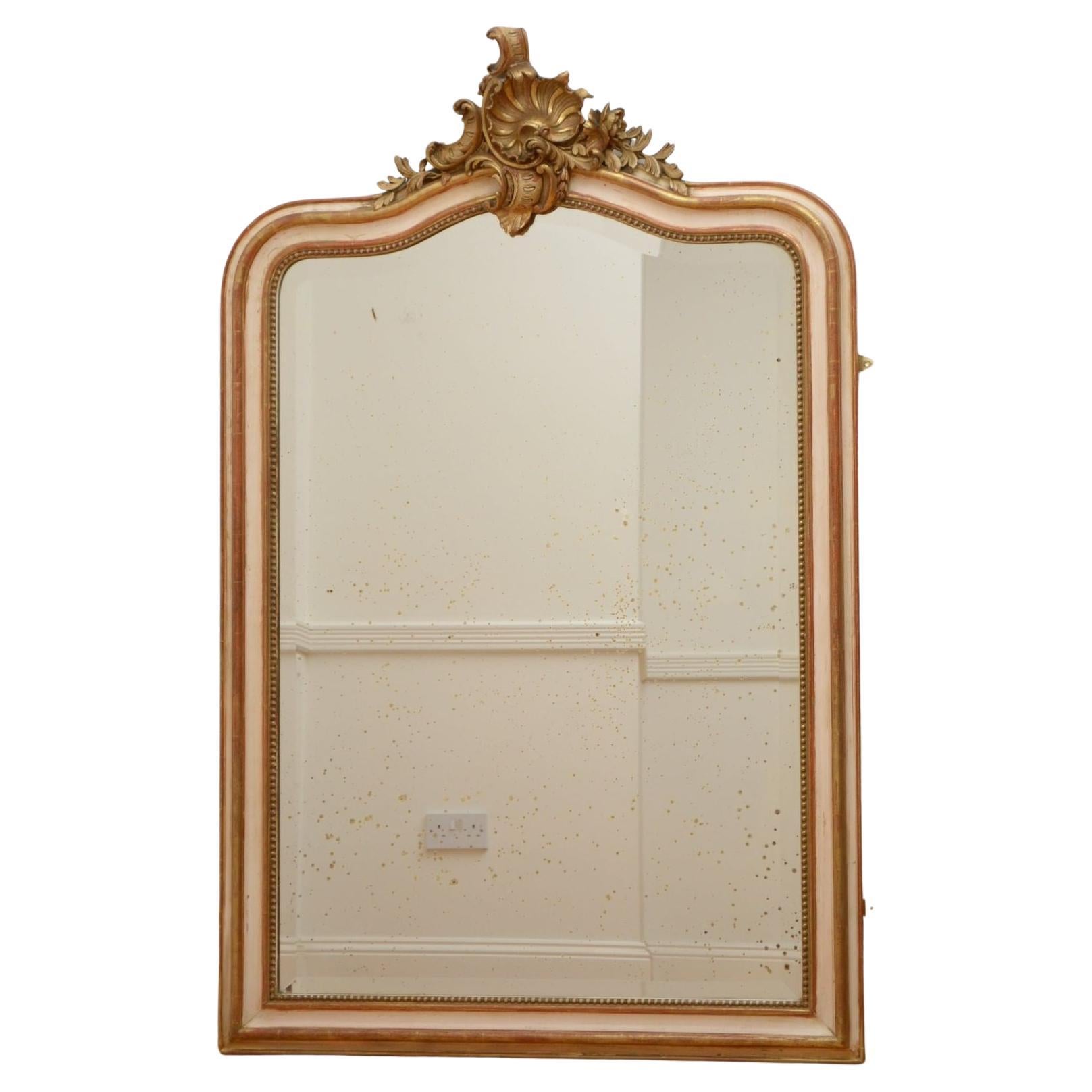 Antique 19th Century Wall Mirror