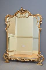 Early 20th Century Gild Console Table with Mirror