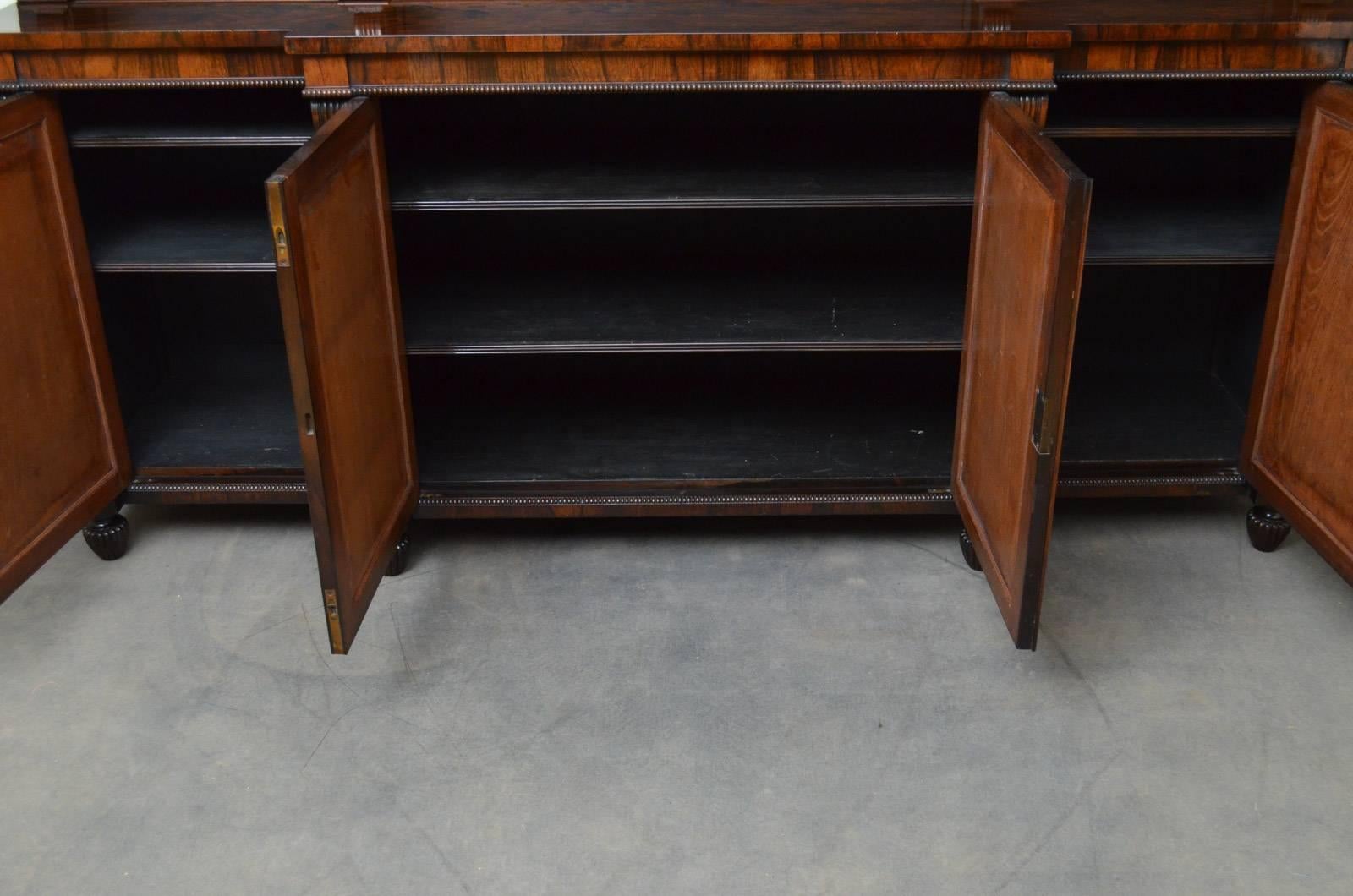 Regency Rosewood Cabinet Bookcase 2
