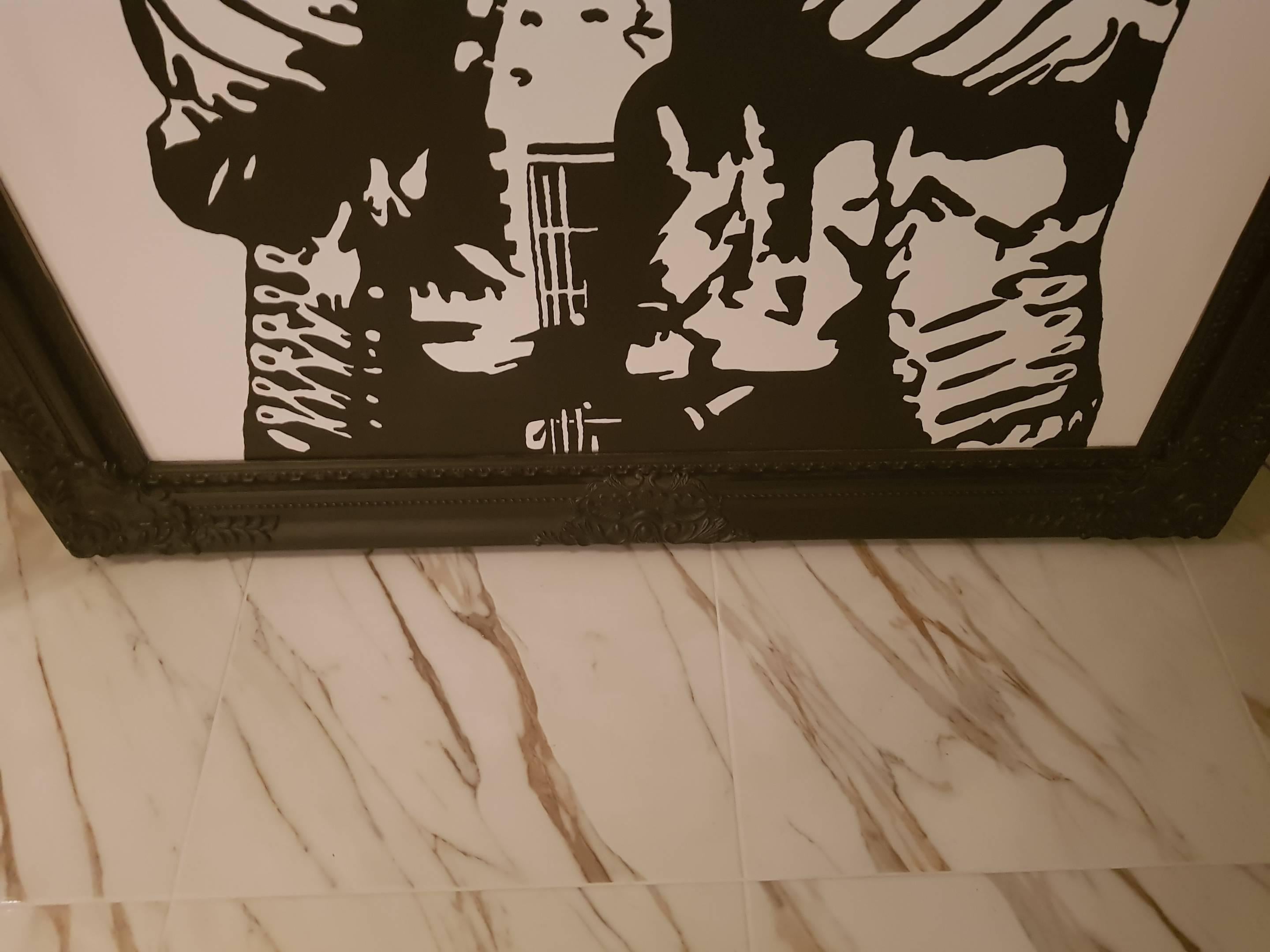 Contemporary Big Jimi Hendrix Custom-Made Painting For Sale
