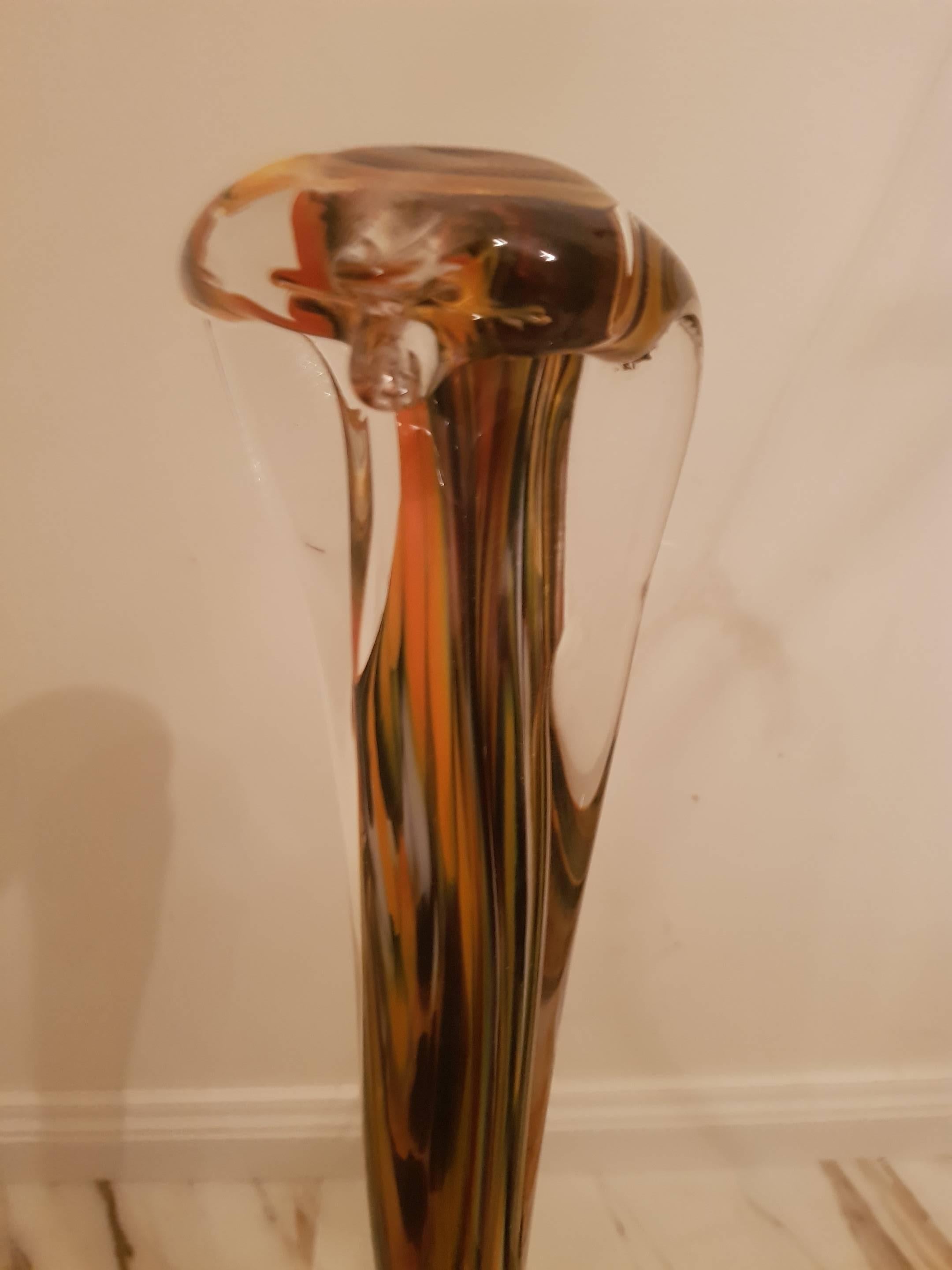 Set of handblown Murano glass Cobras, 1980-1990, unique item In Good Condition For Sale In Diemen, NL