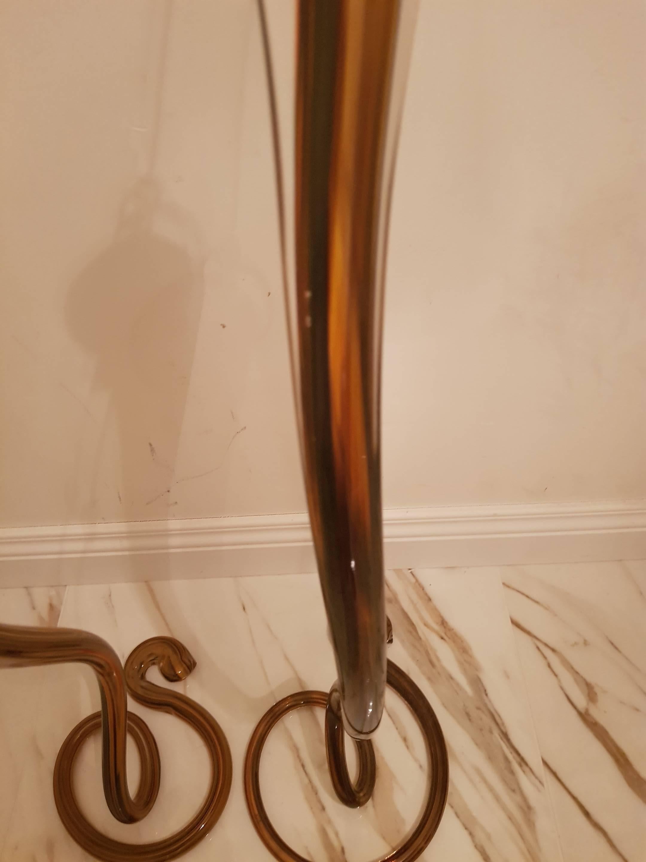Set of handblown Murano glass Cobras, 1980-1990, unique item For Sale 3