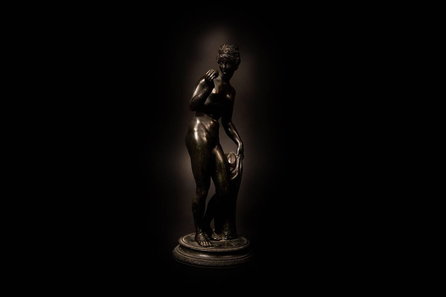 Grand Tour Neapolitan Bronze of Venus, 19th Century In Good Condition In London, GB