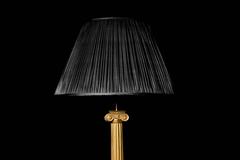 Pair of Ionic Brass Column Lamps, Ex-US Embassy, Grosvenor Square London