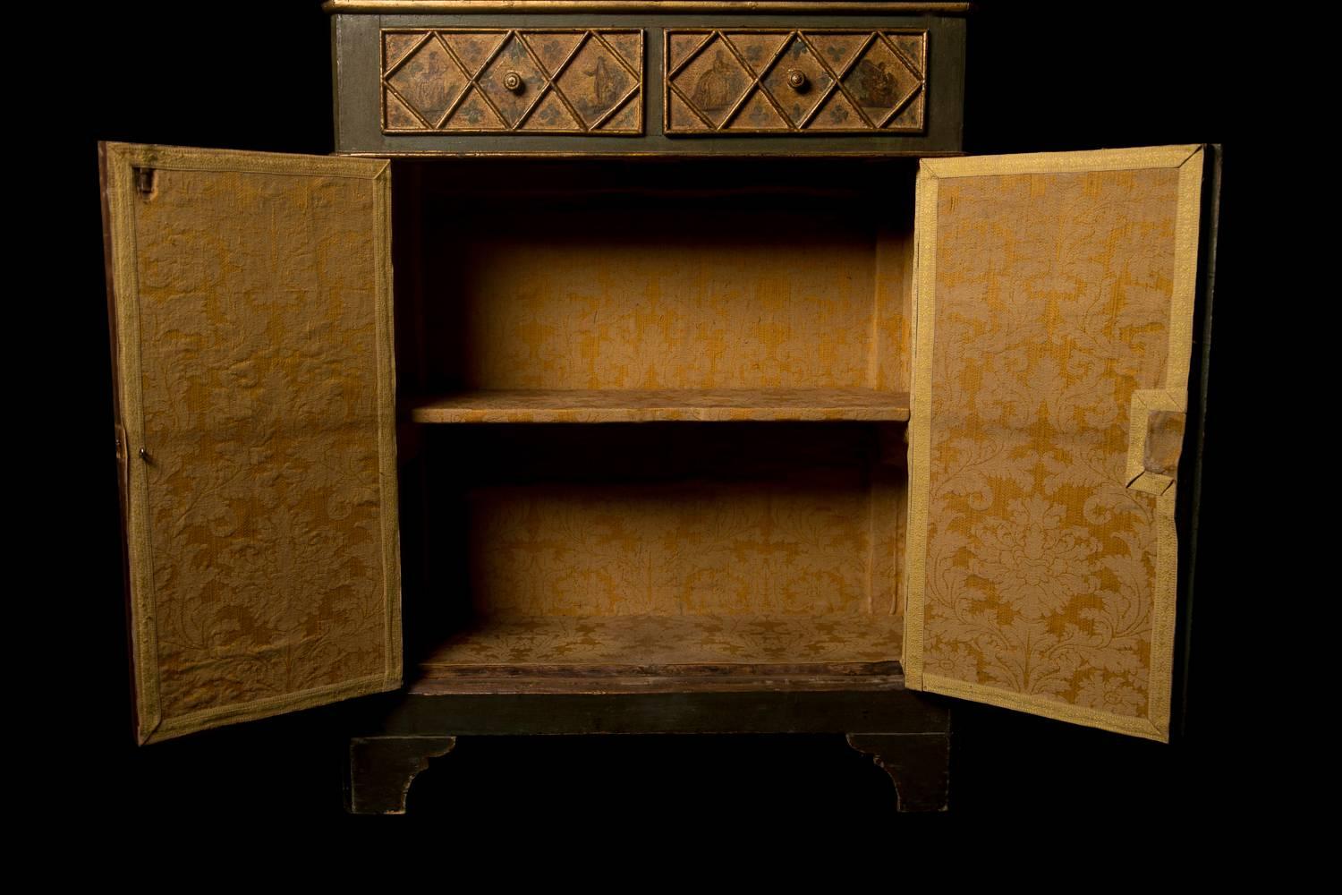 Rare North Italian Arte Povera Cabinet, circa 1780 In Good Condition In London, GB