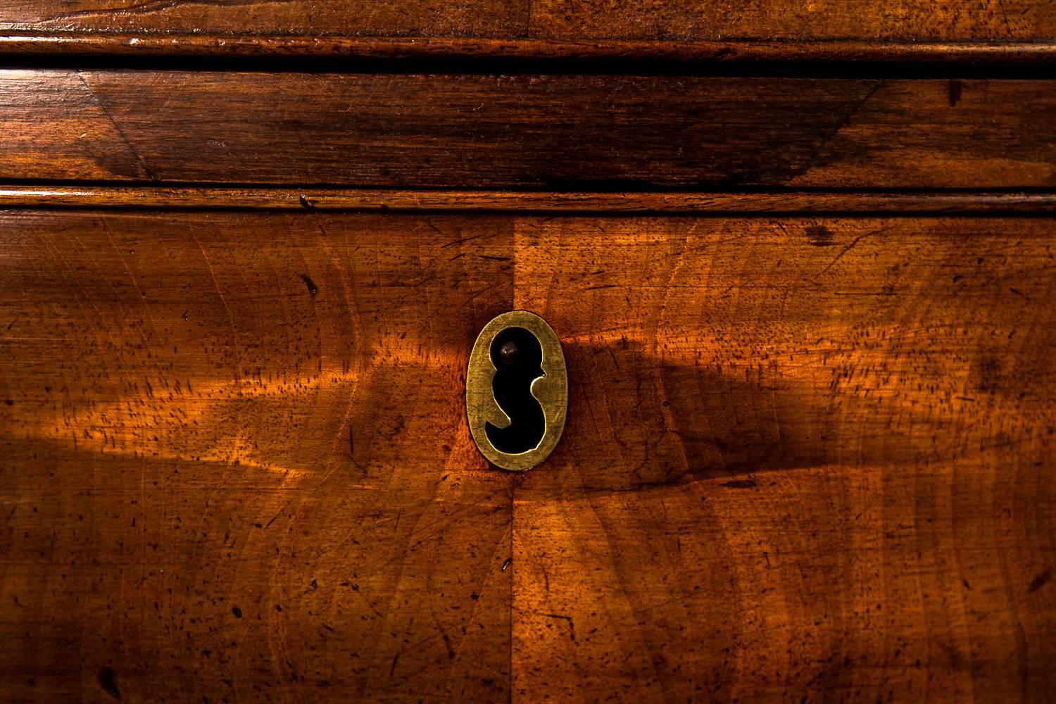 Particularly Fine King George III Mahogany Serpentine Chest, 18th Century 2