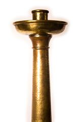 Stunning Pair of Arts and Crafts Copper Brass Candlesticks, 20th Century