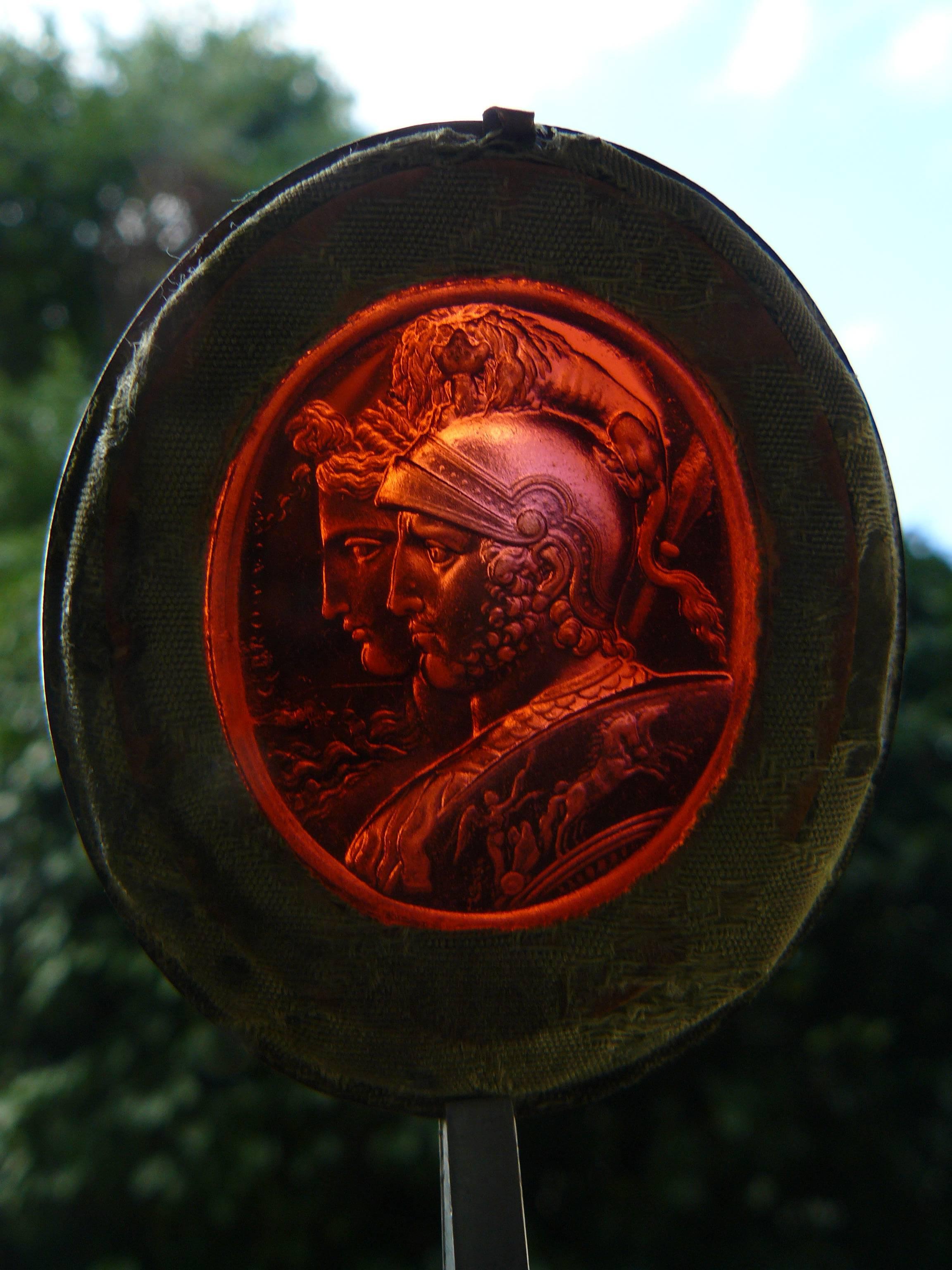 Louis XVI 18th Century Glass Intaglio Charles Brown 