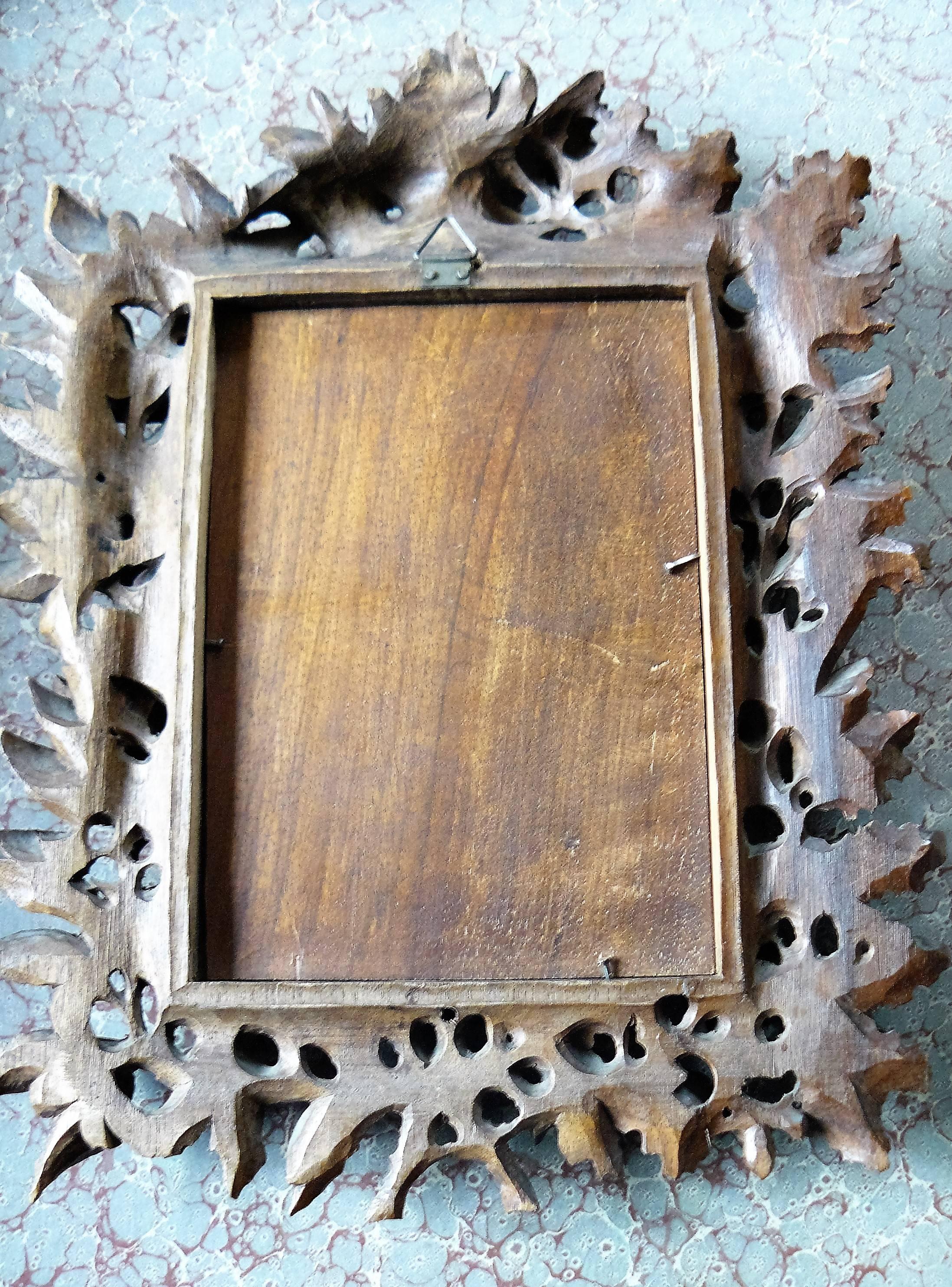19th Century Carved Wood Frame For Sale 5