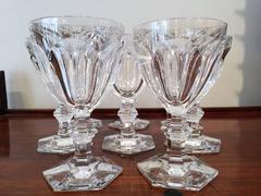 Late 19th Century Baccarat Harcourt Wine Glass