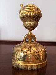 Late 18th Century Gilt Bronze Table Bell
