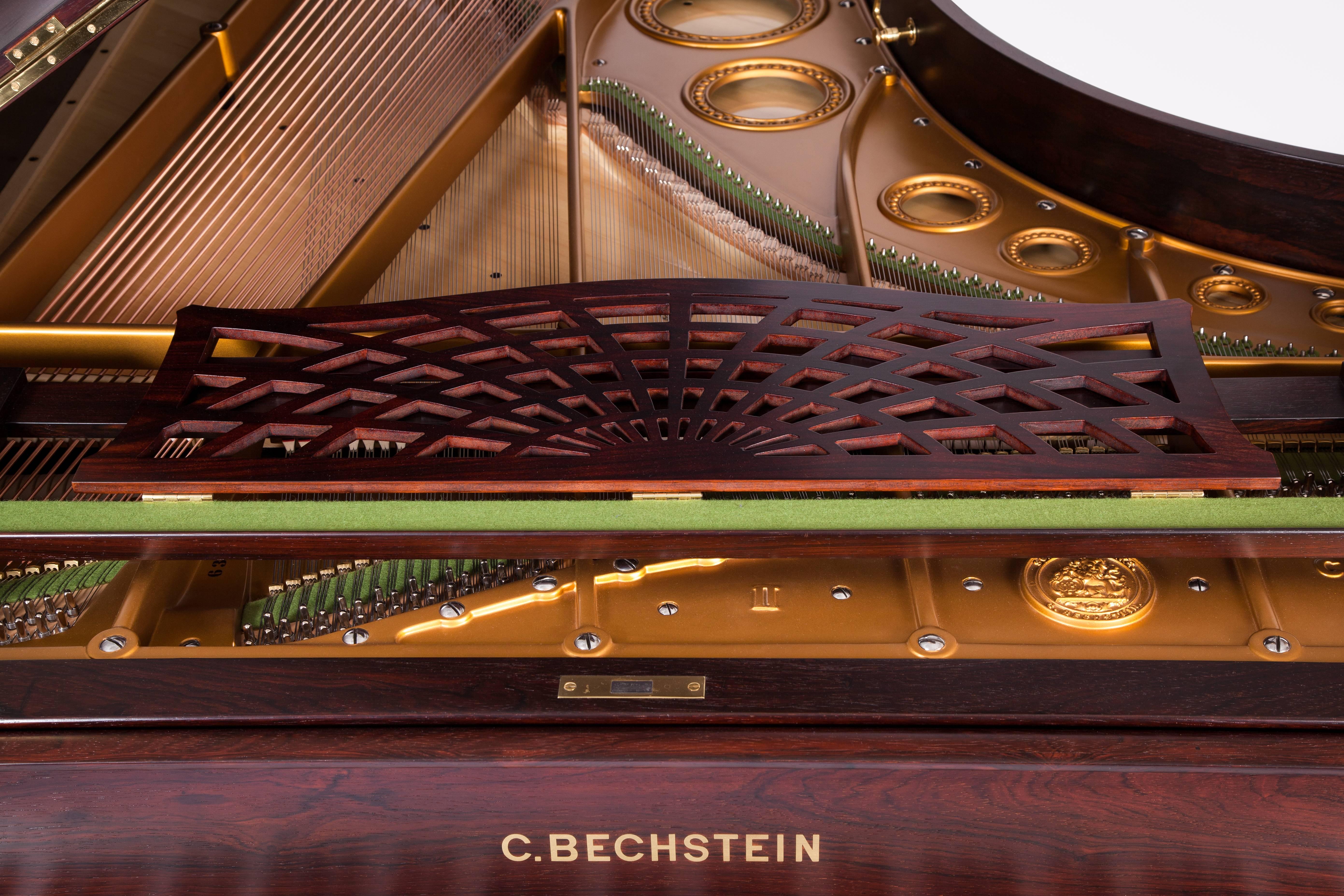 C.Bechstein ii Semi Concert Grand Piano Rosewood Three Pedals New Renner Action For Sale 1