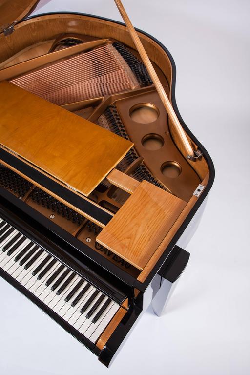 Gaveau ArtDeco Baby Grand Piano from Paris Ash Tree High Gloss/Black