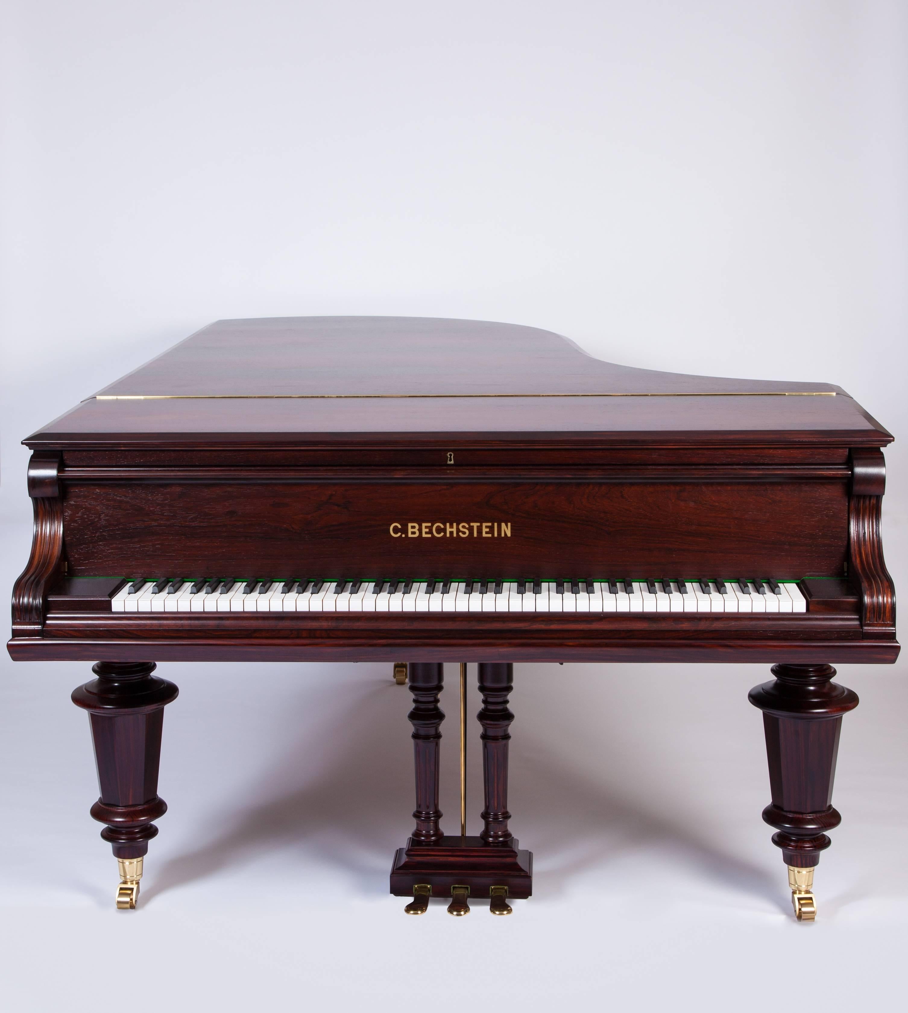C.Bechstein ii Semi Concert Grand Piano Rosewood Three Pedals New Renner Action For Sale 2