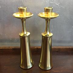 Jens H. Quistgaard Brass Candleholders