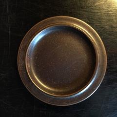 Ruska from Arabia, Brown Stoneware, 21 Cake Plates, Finnish Design