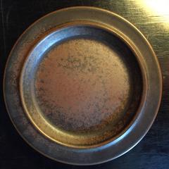 Ruska from Arabia, Brown Stoneware, 15 Lunch Plates, Finnish Design