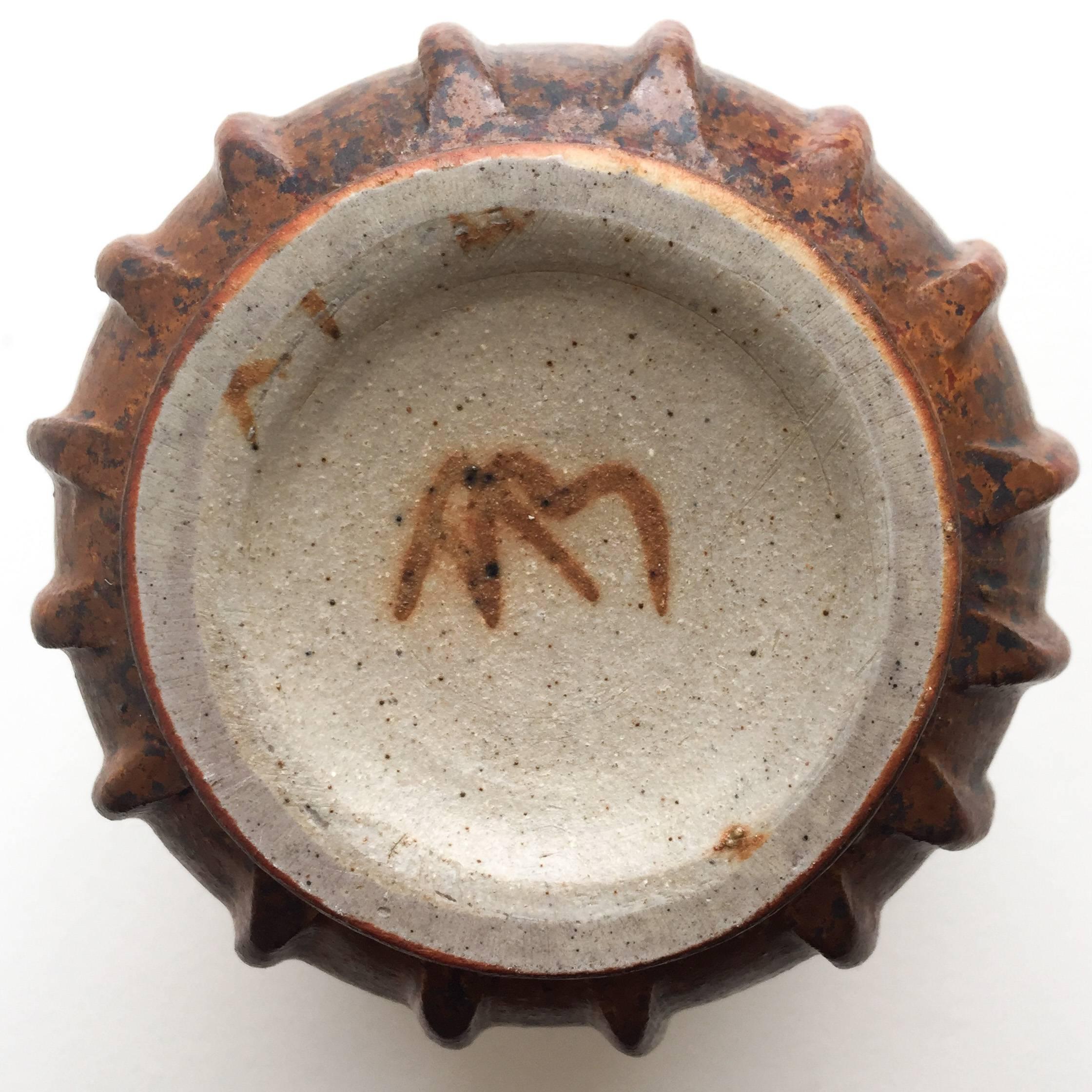 Mid-20th Century Arne Bang Stoneware Vase, 1940s For Sale