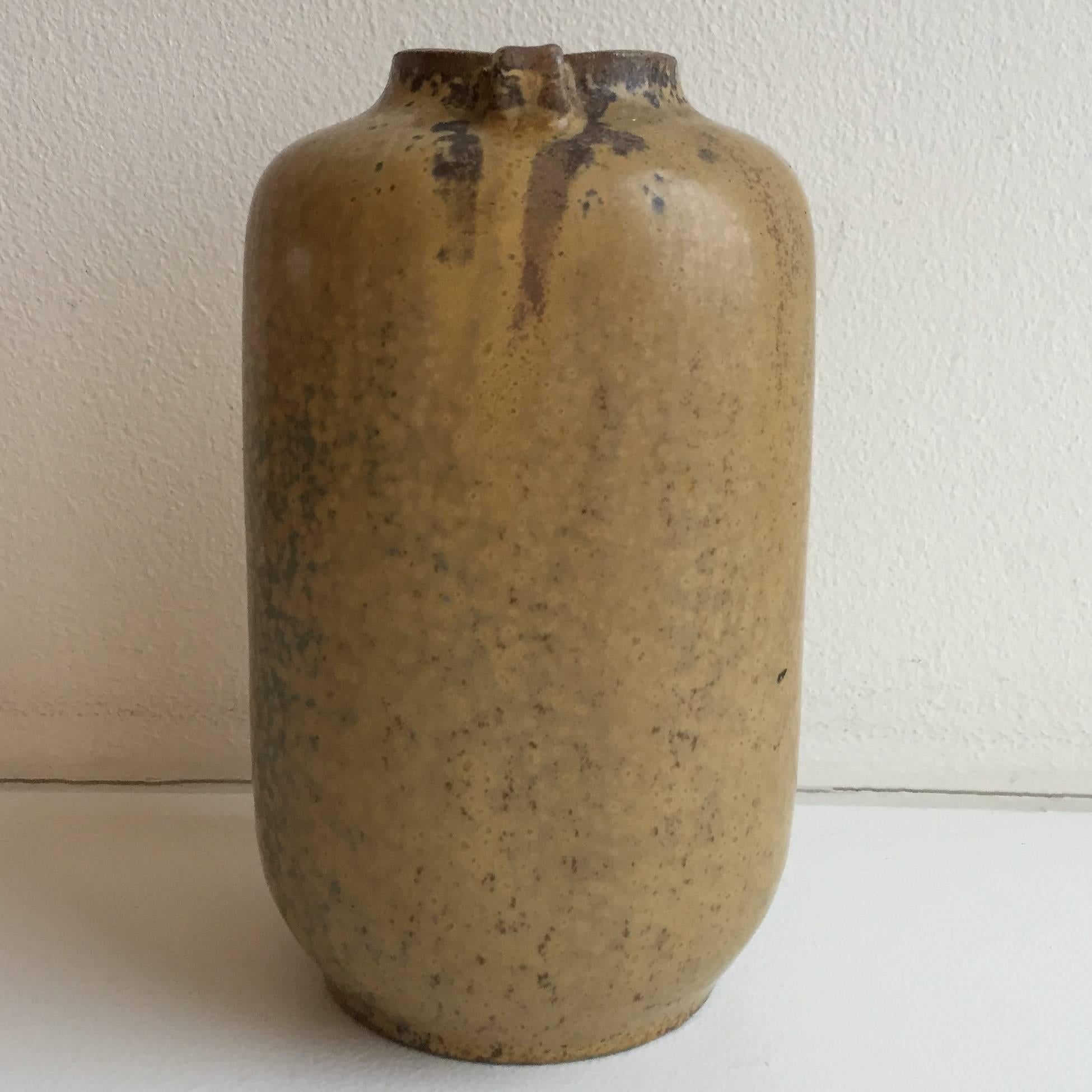 Arne Bang Stoneware Vase, 1950s In Excellent Condition For Sale In Copenhagen, DK