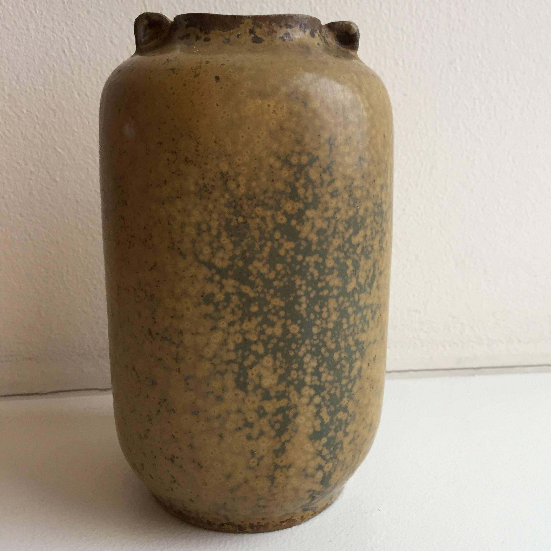 Danish Arne Bang Stoneware Vase, 1950s For Sale