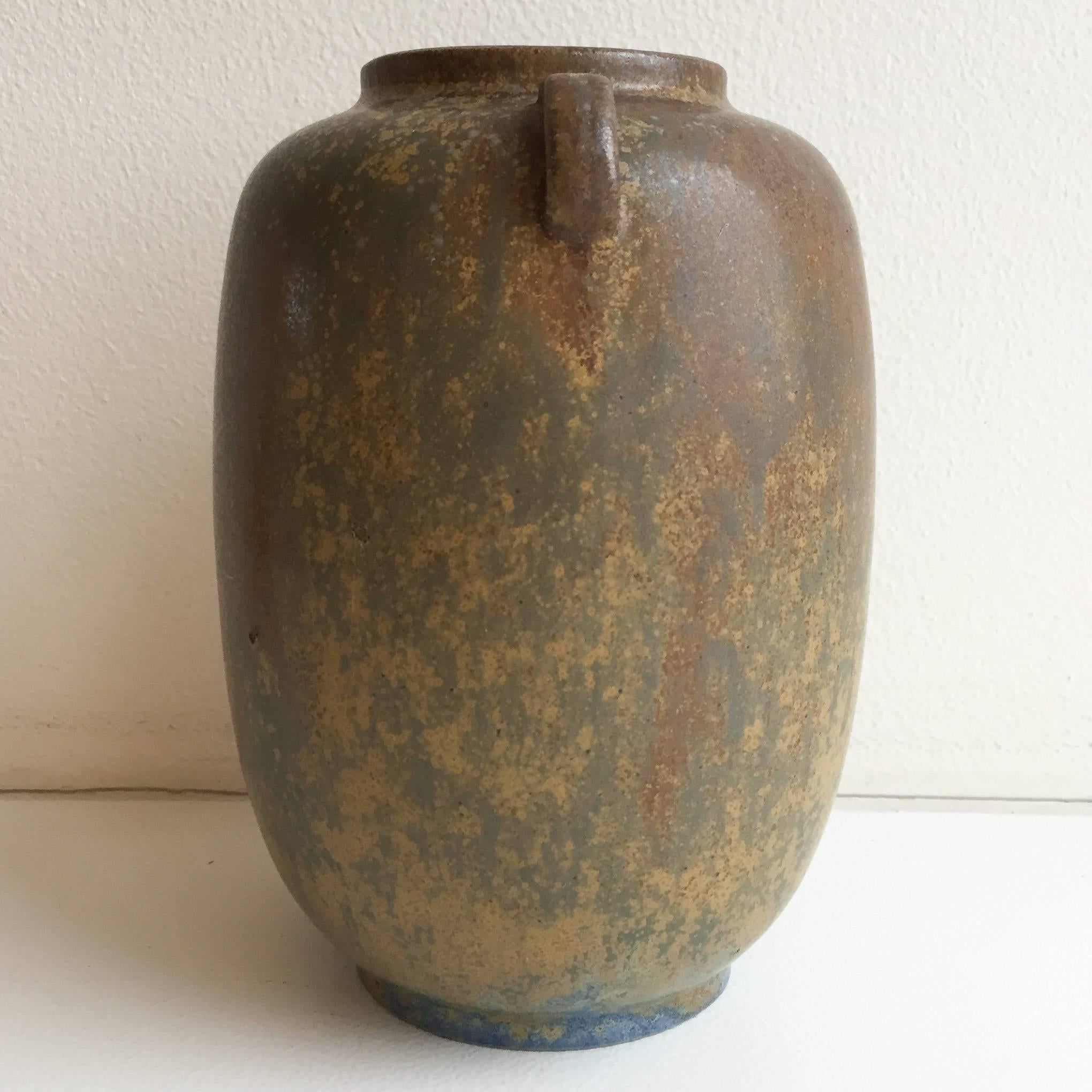 Mid-Century Modern Arne Bang Stoneware Vase, 1950s For Sale