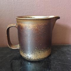 Ruska from Arabia, Brown Stoneware, Two Jugs, Finnish Design