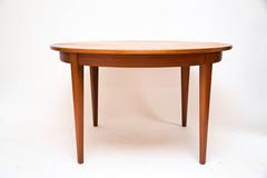 Extending Dining Table in Teak by Omann Jun