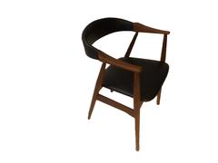 Farstrup Desk Chair with Black Leather