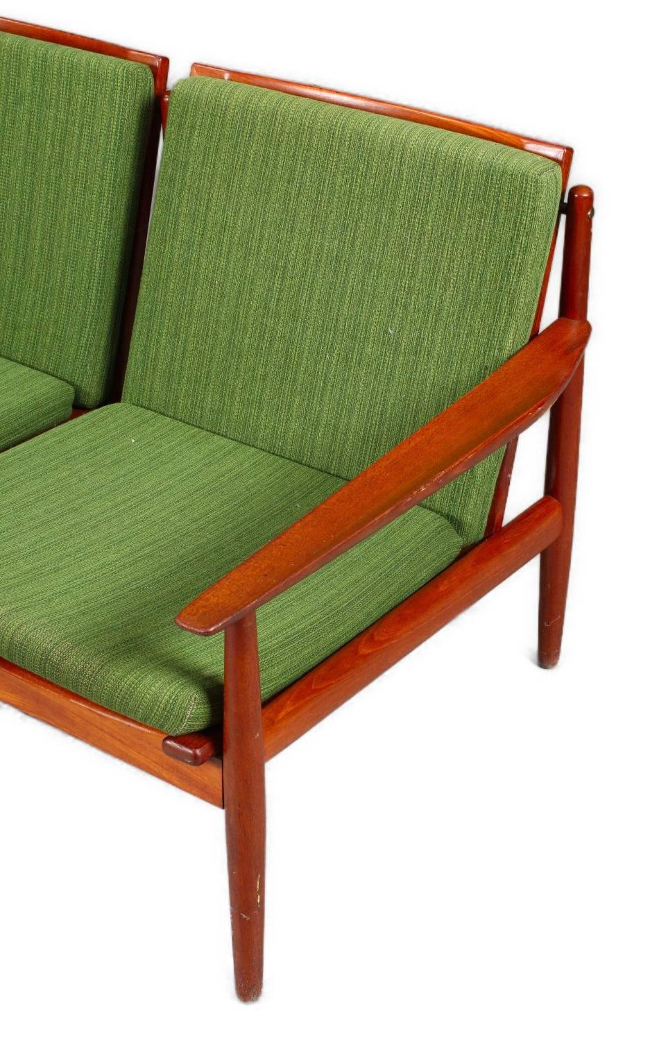 Mid-20th Century Danish Mid-Century Modern Three-Seat Sofa Designed by Arne Vodder For Sale