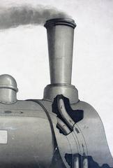 Rare Wall Chart, Locomotive, 1912