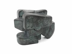 Bronzeskulptur "Alla libertà e alla pace" von Andrea Cascella:: Italien:: 1980er Jahre