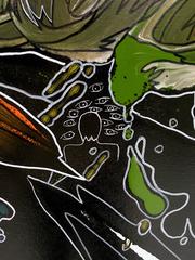 Painting "Non Fermare Il Pensiero" by Enzio Wenk, Italy, 2010