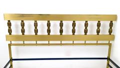 Italian Brass Bed by Luciano Frigerio, 1960s