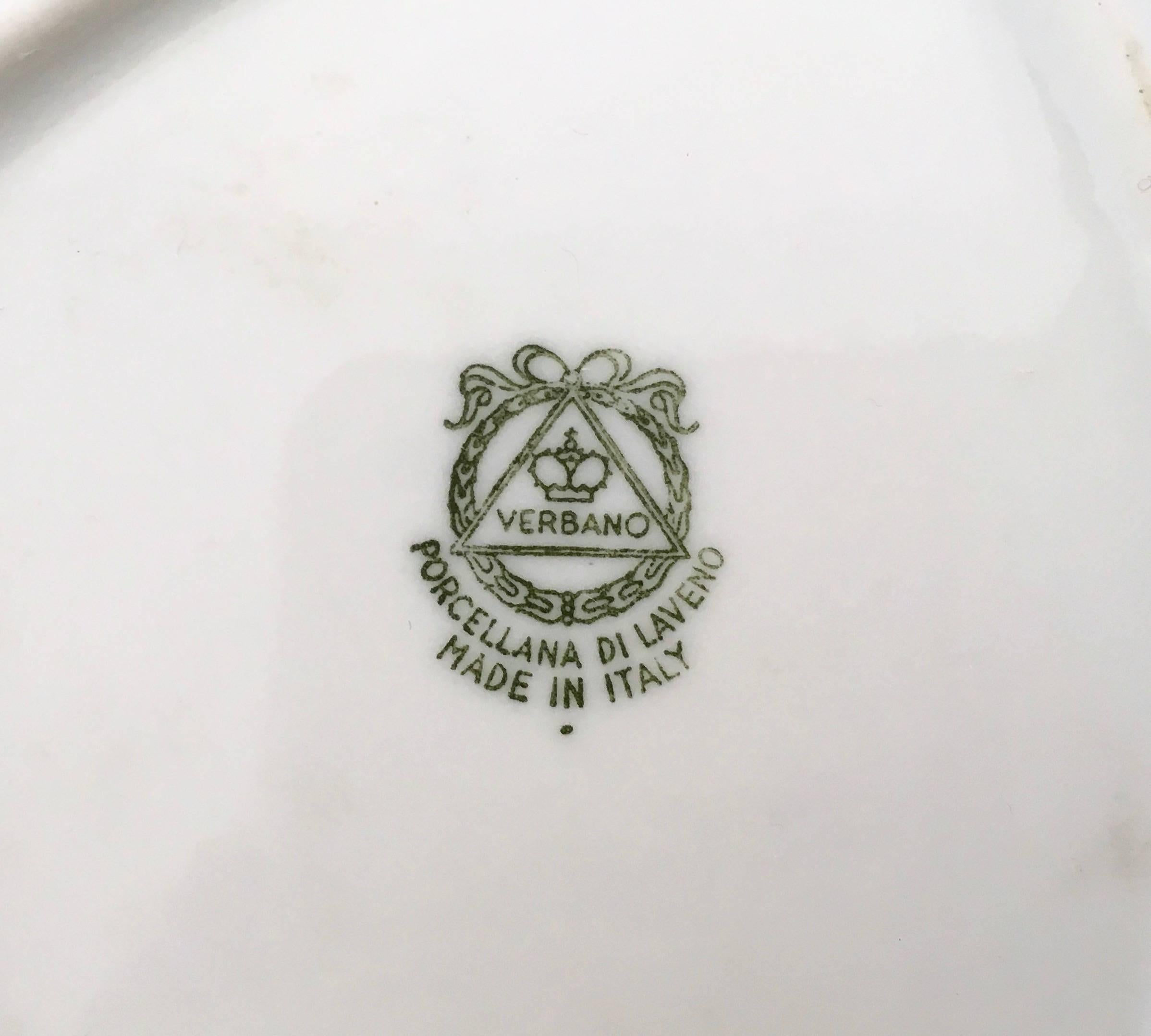 Cendrier vintage en porcelaine blanche Papillon de Guido Andlovitz pour Laveno en vente 1