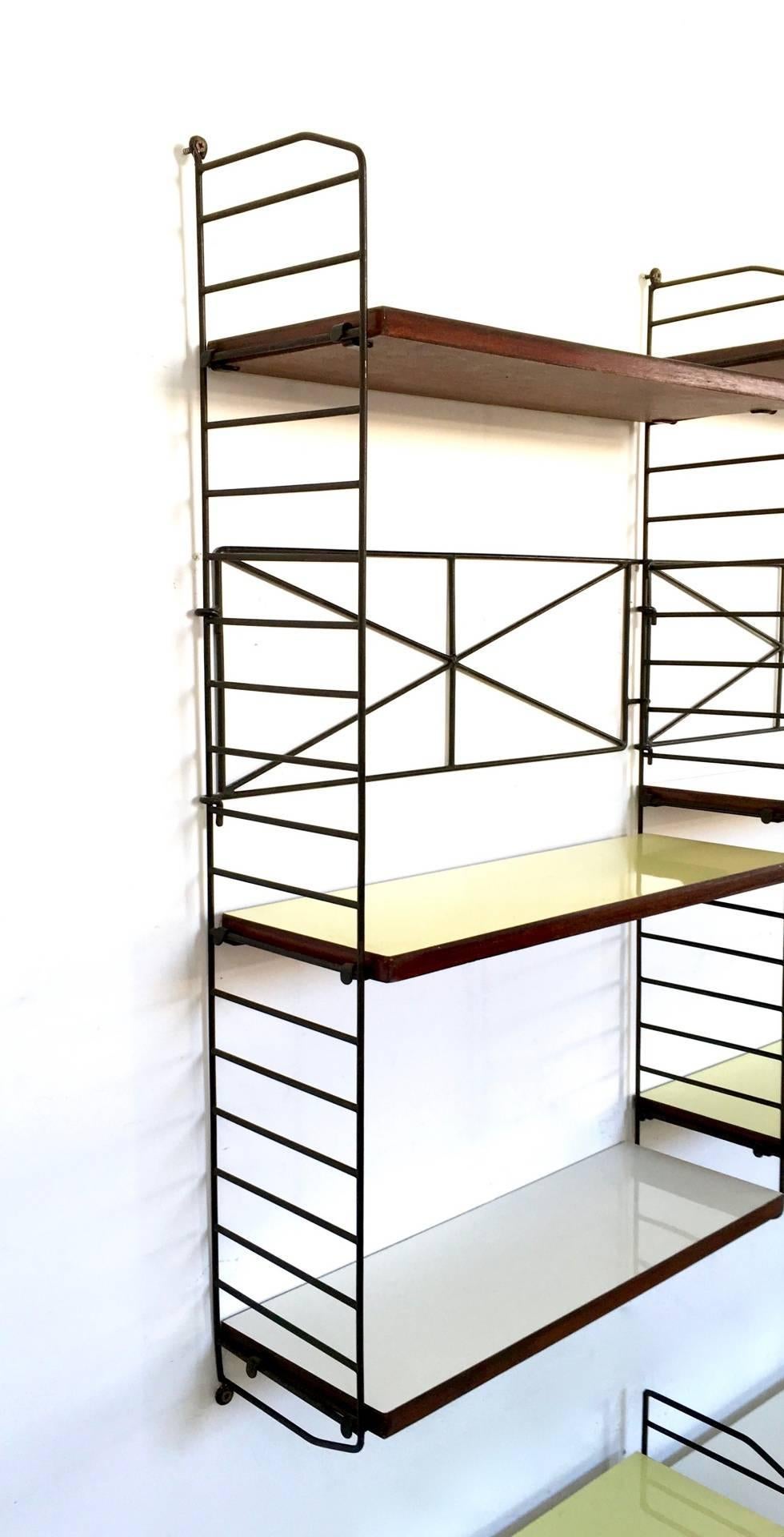 Minimalist Modular Bookshelves, Italy, 1950s 1