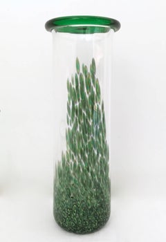 Set by Gae Aulenti Murano Murrines Glass Vase for Vetreria Vistosi, Italy, 1970s