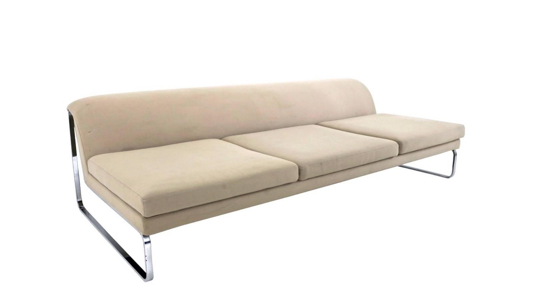 Italian Beige Sofa Designed by Gordon Guillaumier with Fabric by Tacchini, Italy, 2000s