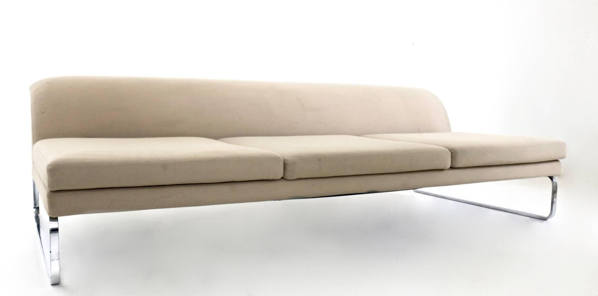 Contemporary Beige Sofa Designed by Gordon Guillaumier with Fabric by Tacchini, Italy, 2000s