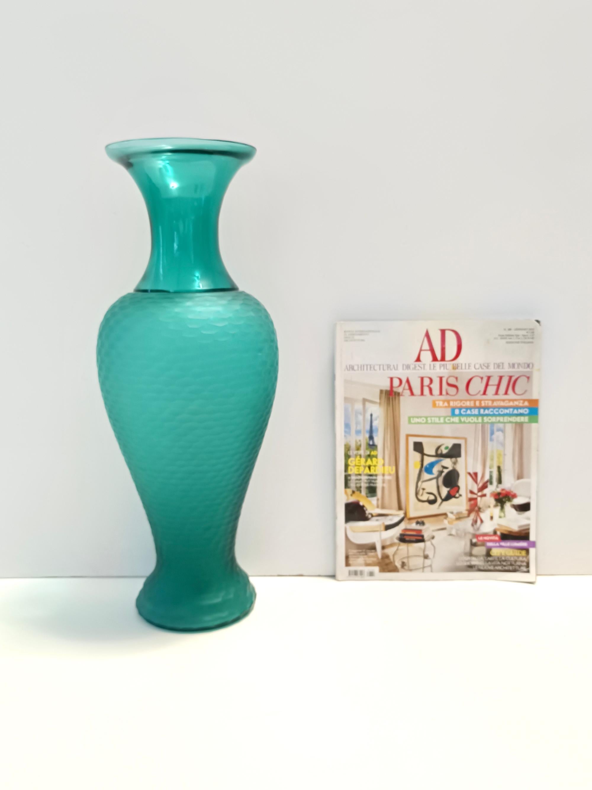 Italiano Vaso in vetro di Murano lucido e soffiato a mano di Vetrarti, Italia in vendita