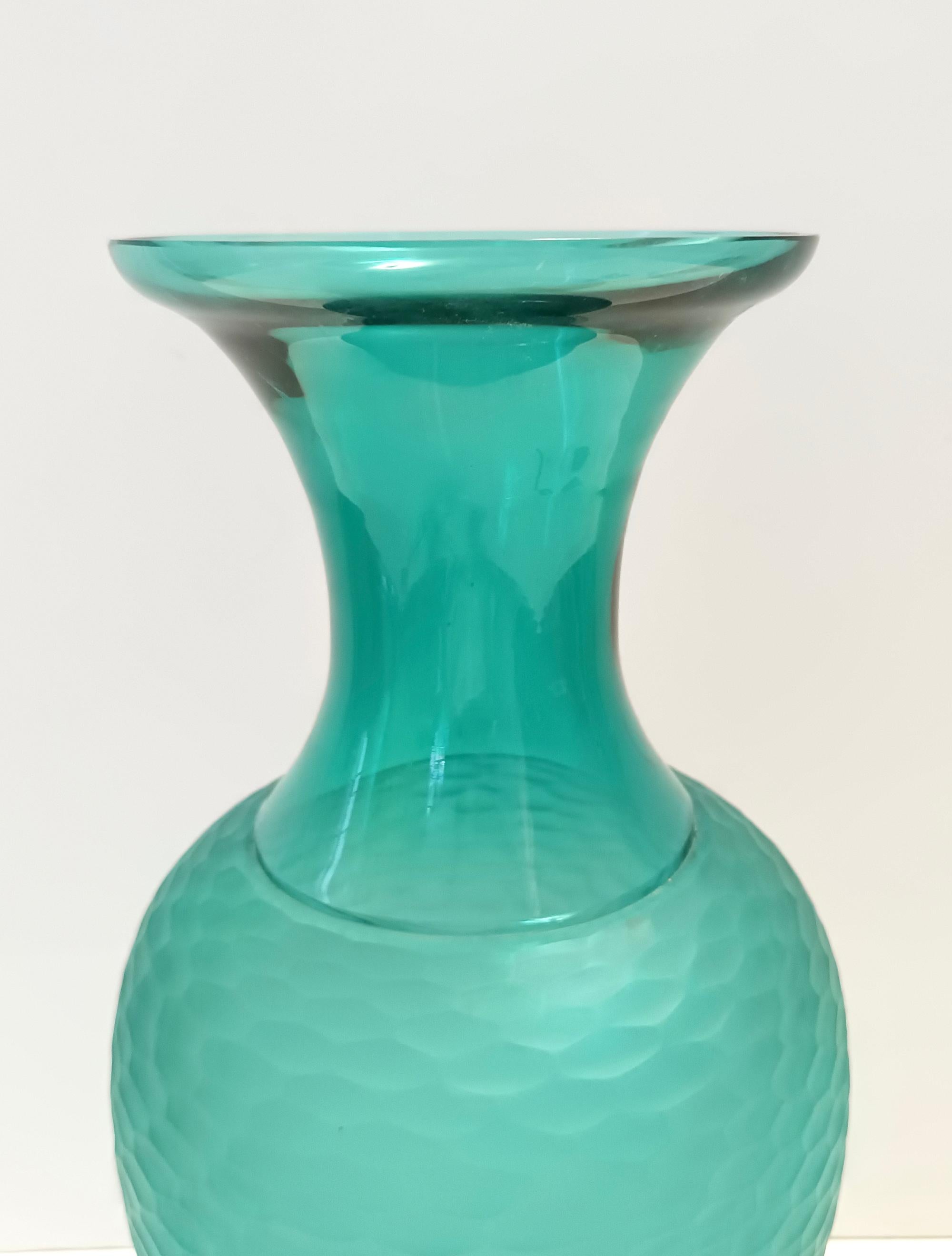 Vaso in vetro di Murano lucido e soffiato a mano di Vetrarti, Italia In condizioni ottime in vendita a Bresso, Lombardy