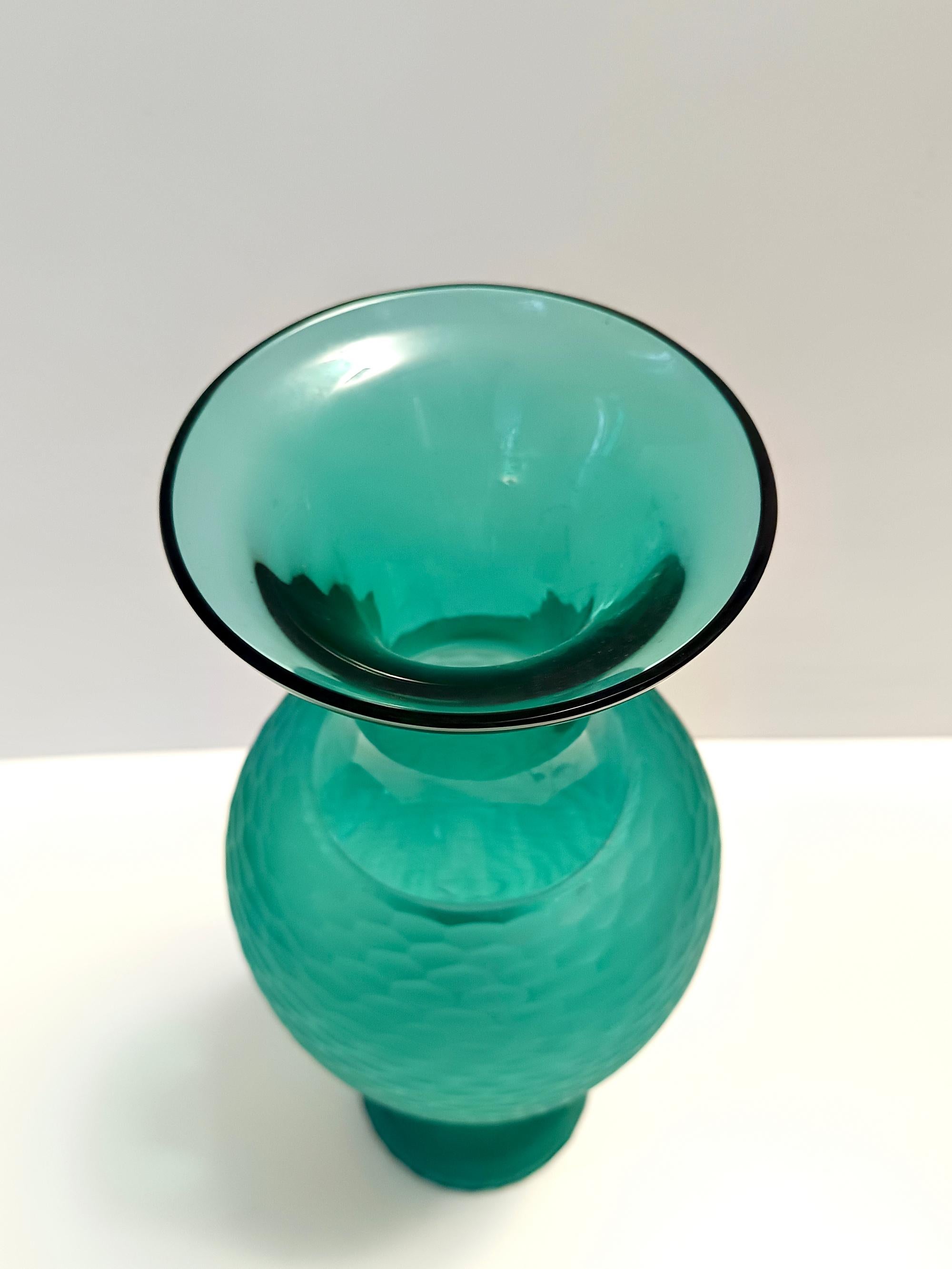 Fine XX secolo Vaso in vetro di Murano lucido e soffiato a mano di Vetrarti, Italia in vendita